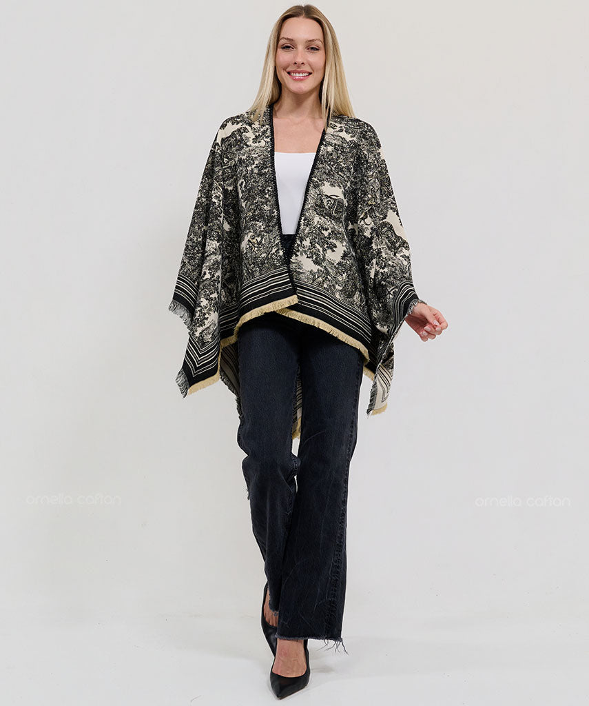 Cape réversible, douillette - Ornella Caftan™