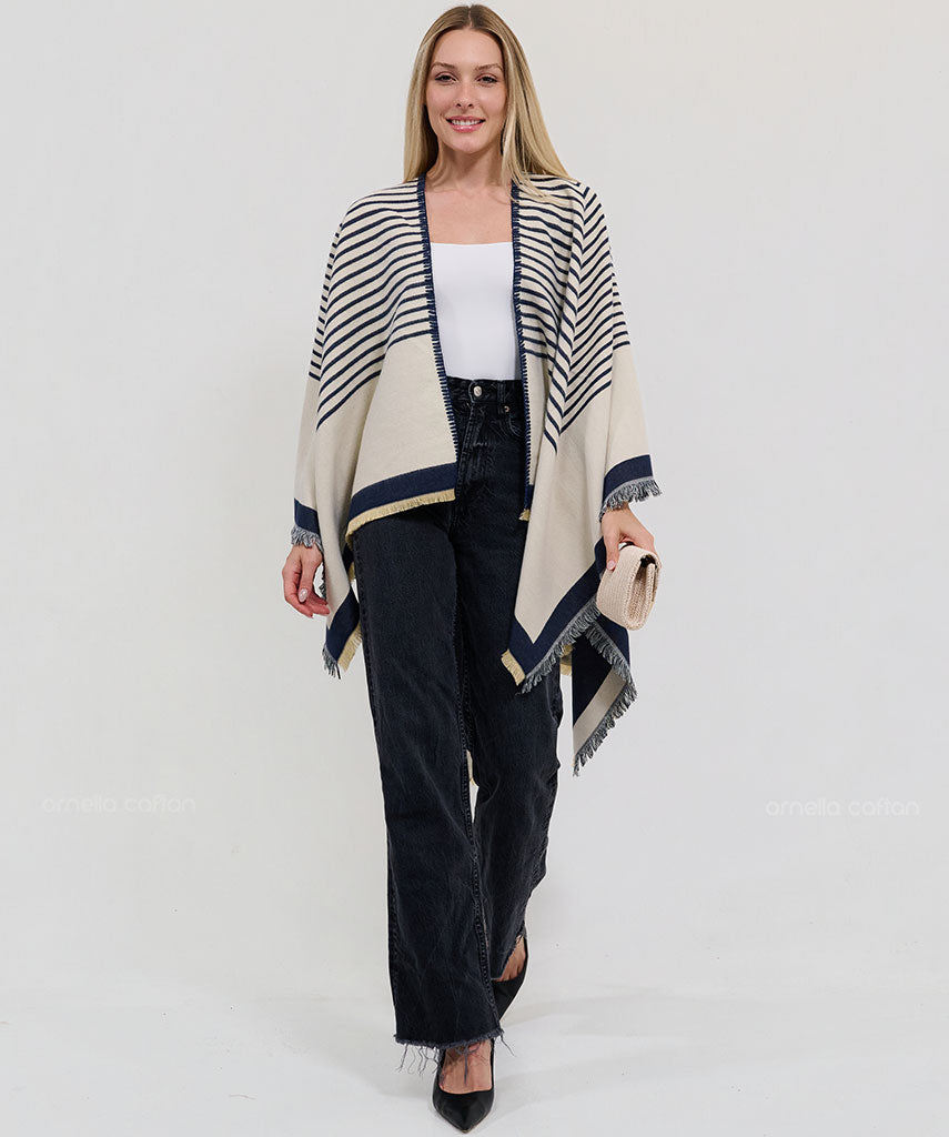 Cape réversible, douillette - Ornella Caftan™