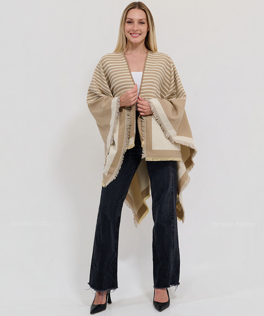 Cape réversible, douillette - Ornella Caftan™