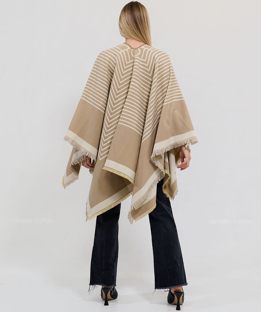 Cape réversible, douillette - Ornella Caftan™