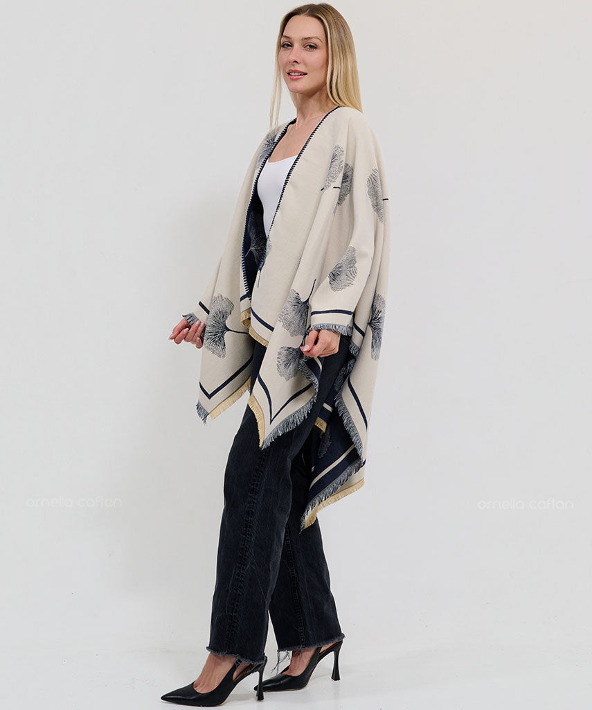 Cape réversible, douillette - Ornella Caftan™