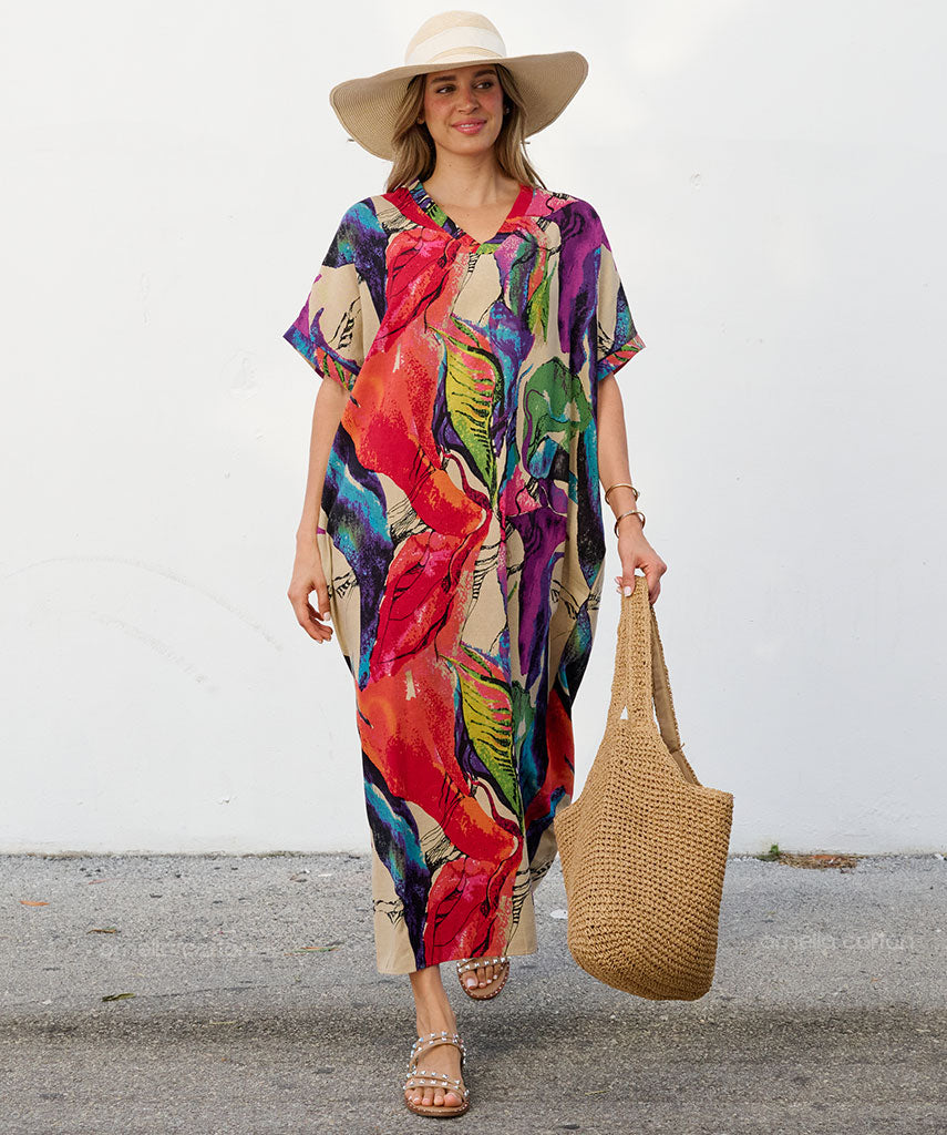 Robe Décontractée à Poches – Ornella Caftan™