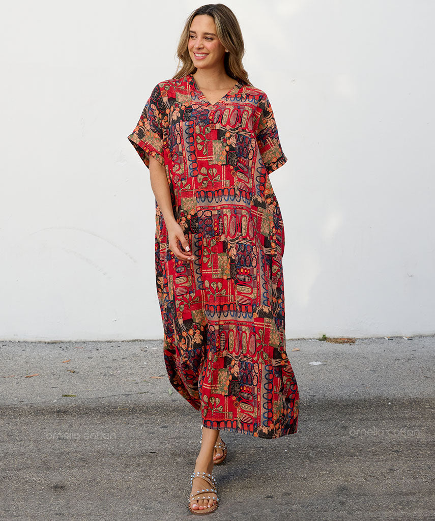 Robe Décontractée à Poches – Ornella Caftan™