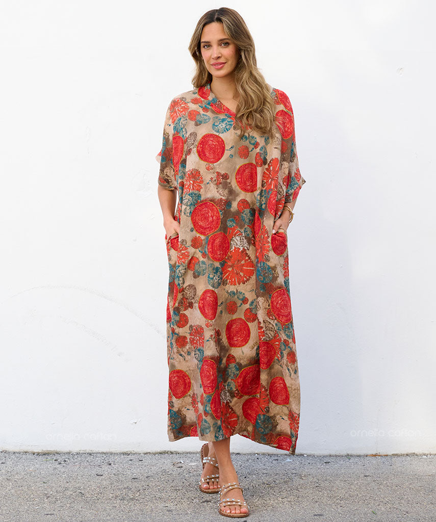 Robe Décontractée à Poches – Ornella Caftan™