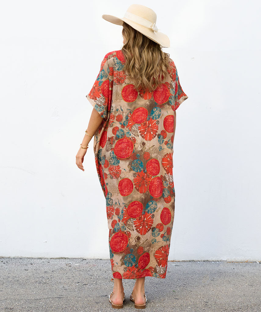 Robe Décontractée à Poches – Ornella Caftan™