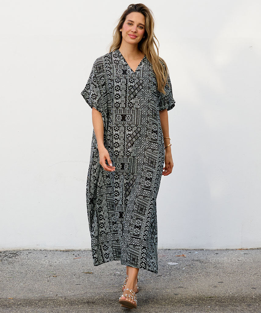 Robe Décontractée à Poches – Ornella Caftan™