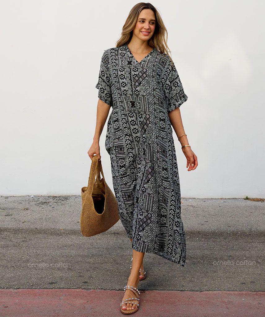 Robe Décontractée à Poches – Ornella Caftan™