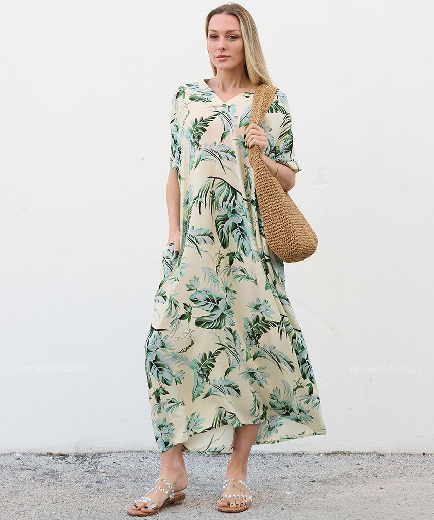 Robe Décontractée à Poches – Ornella Caftan™