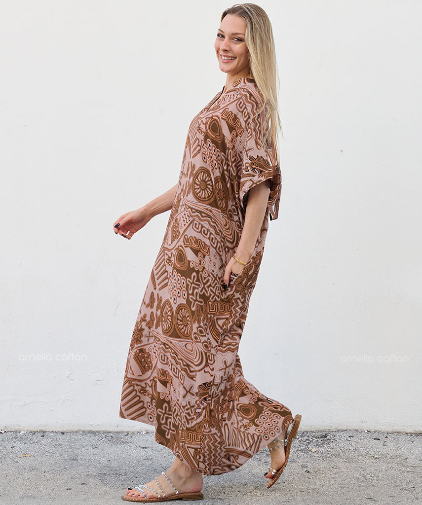 Robe Décontractée à Poches – Ornella Caftan™