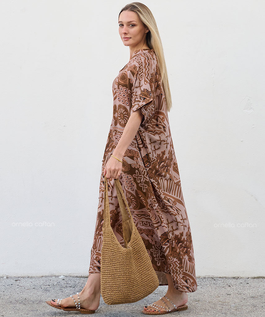Robe Décontractée à Poches – Ornella Caftan™