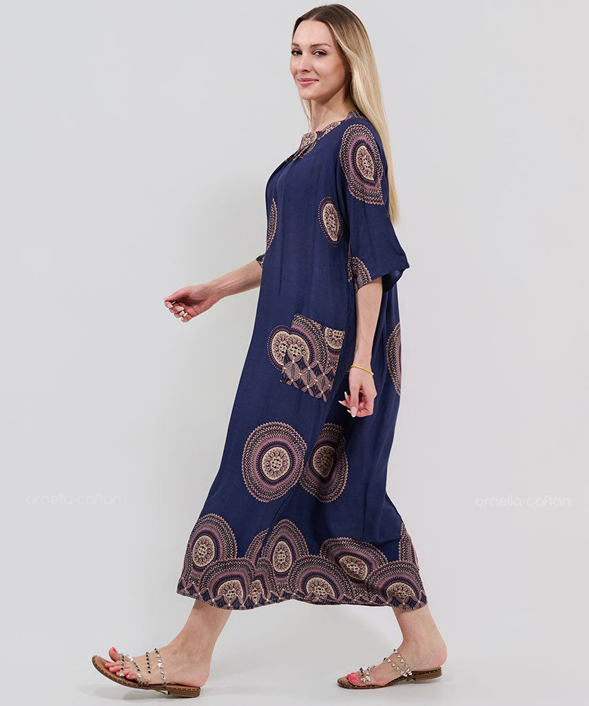 Robe Décontractée à Poches – Ornella Caftan™
