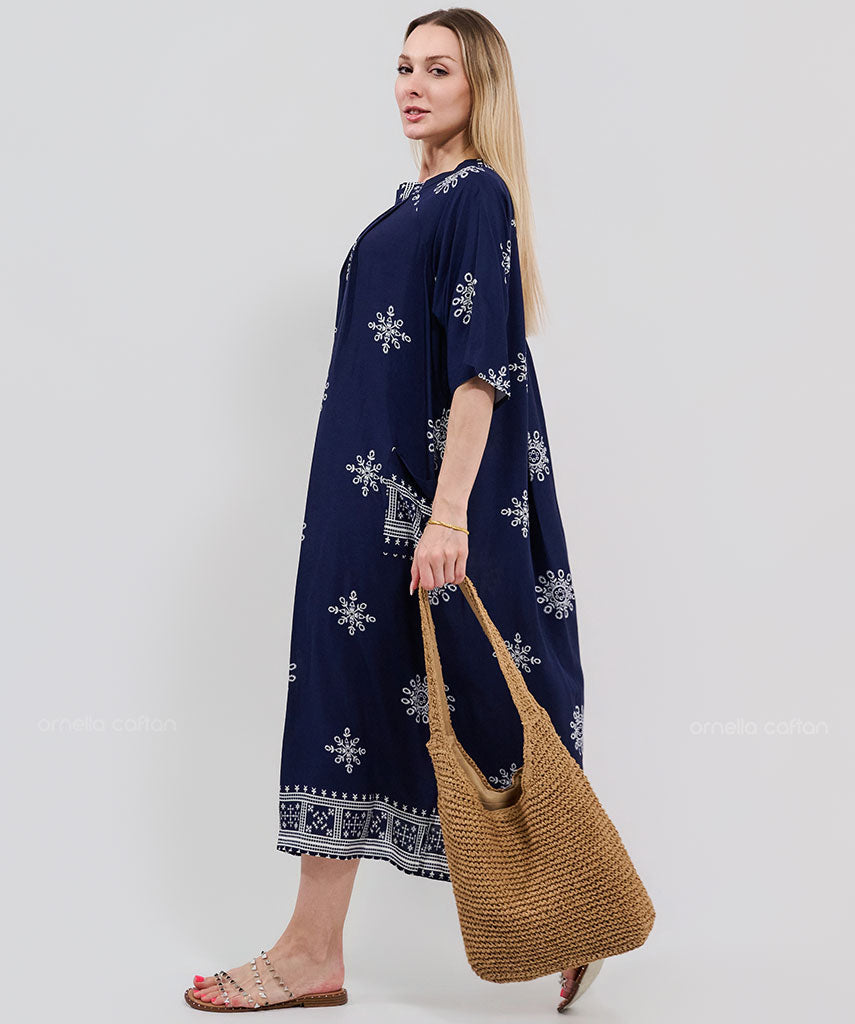 Robe Décontractée à Poches – Ornella Caftan™