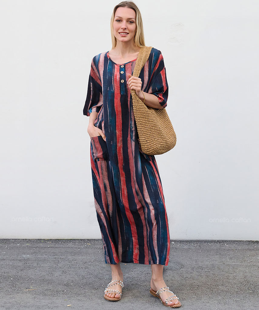Robe Décontractée à Poches – Ornella Caftan™