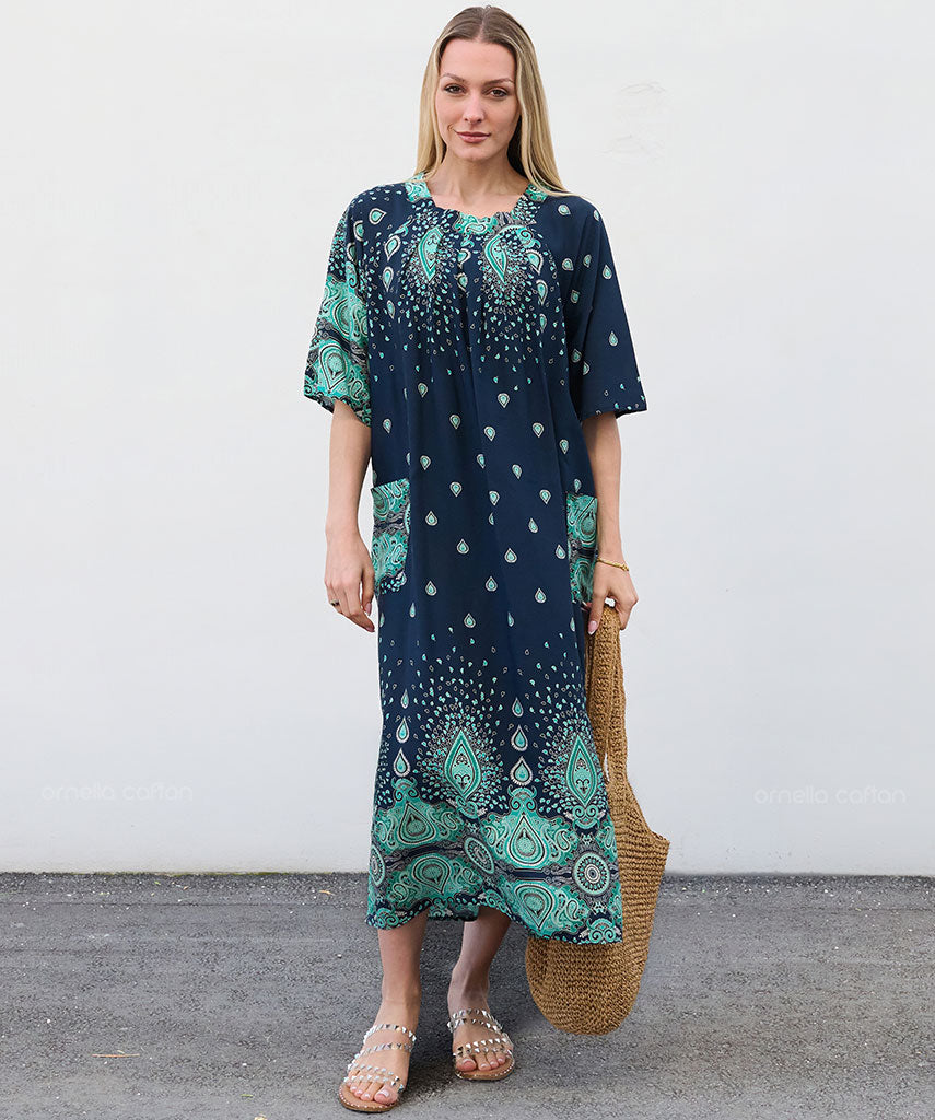 Robe Décontractée à Poches – Ornella Caftan™