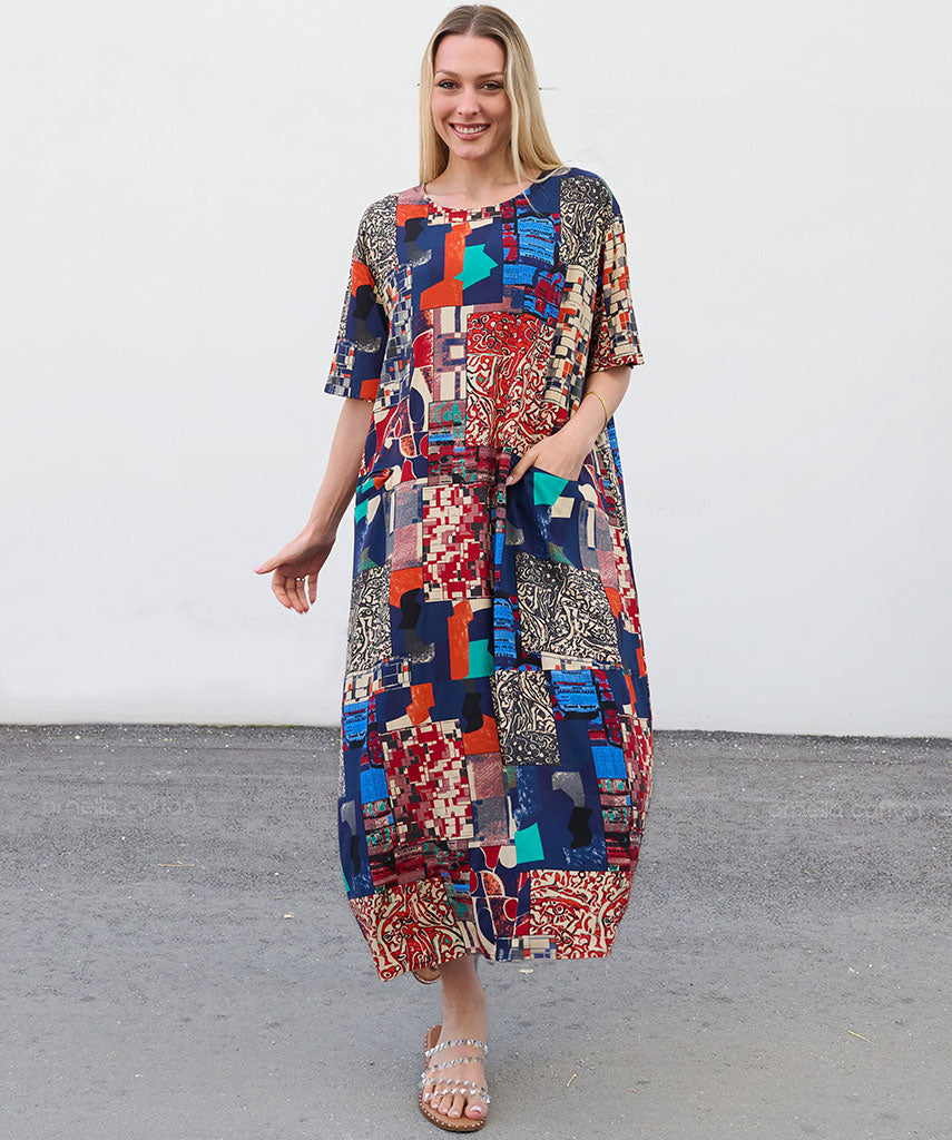 Robe Décontractée à Poches – Ornella Caftan™