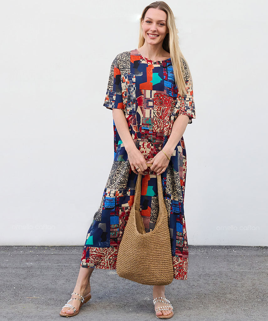 Robe Décontractée à Poches – Ornella Caftan™