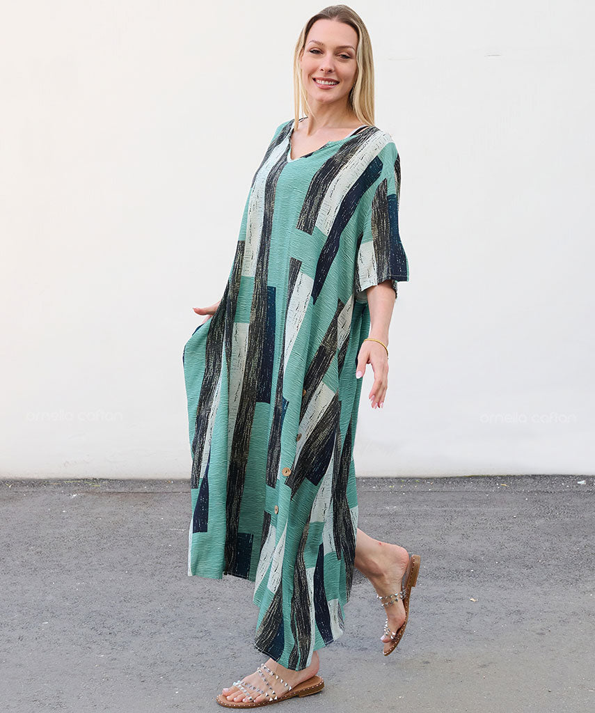 Robe Décontractée à Poches – Ornella Caftan™