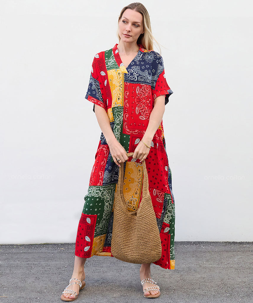 Robe Décontractée à Poches – Ornella Caftan™