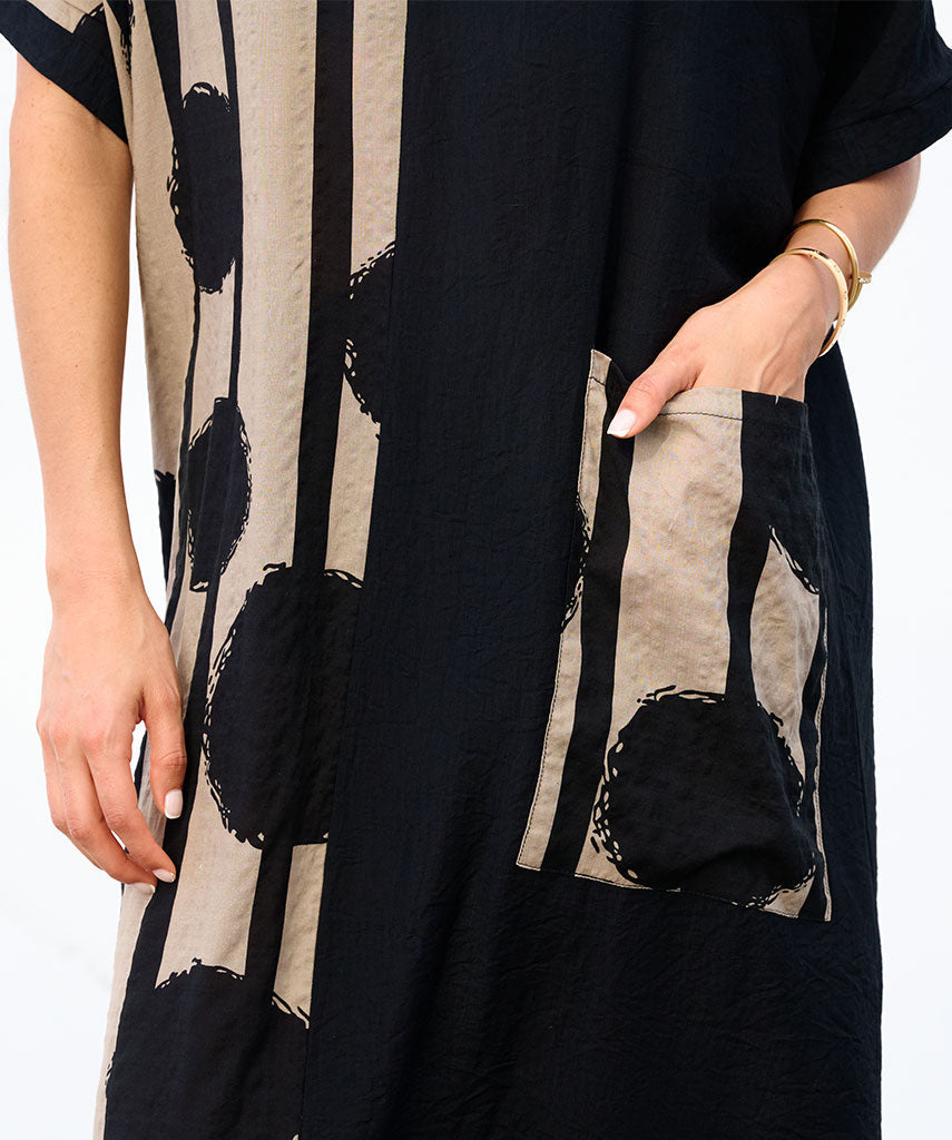 Robe Décontractée à Une Poche – Ornella Caftan™