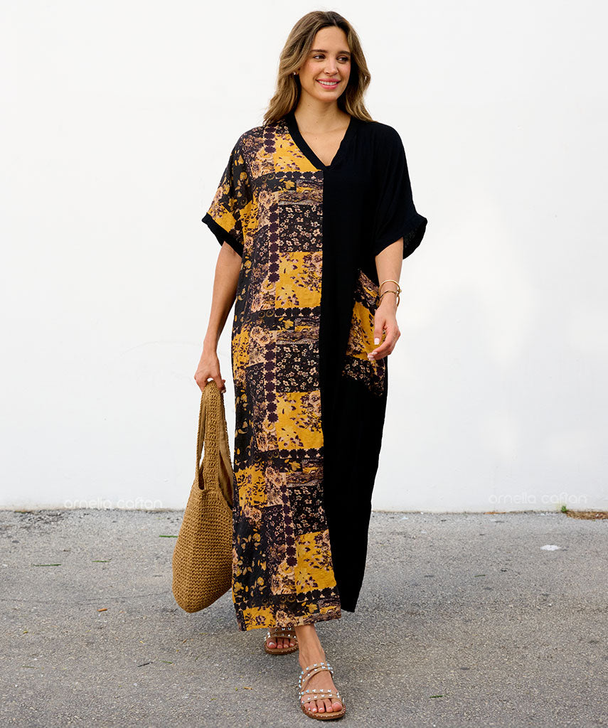 Robe Décontractée à Une Poche – Ornella Caftan™