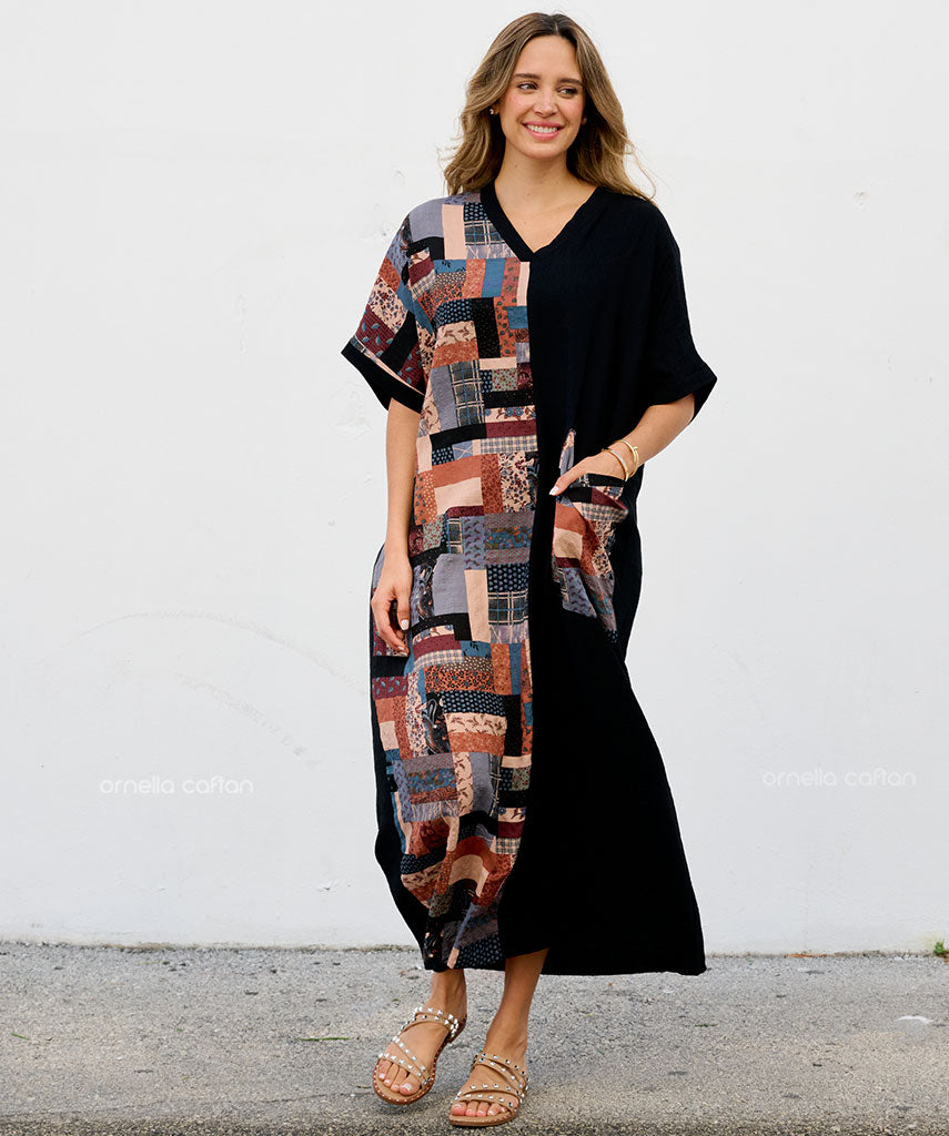 Robe Décontractée à Une Poche – Ornella Caftan™