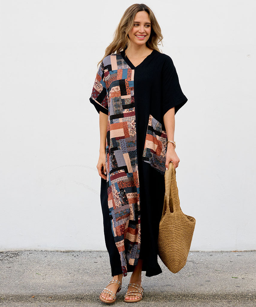 Robe Décontractée à Une Poche – Ornella Caftan™