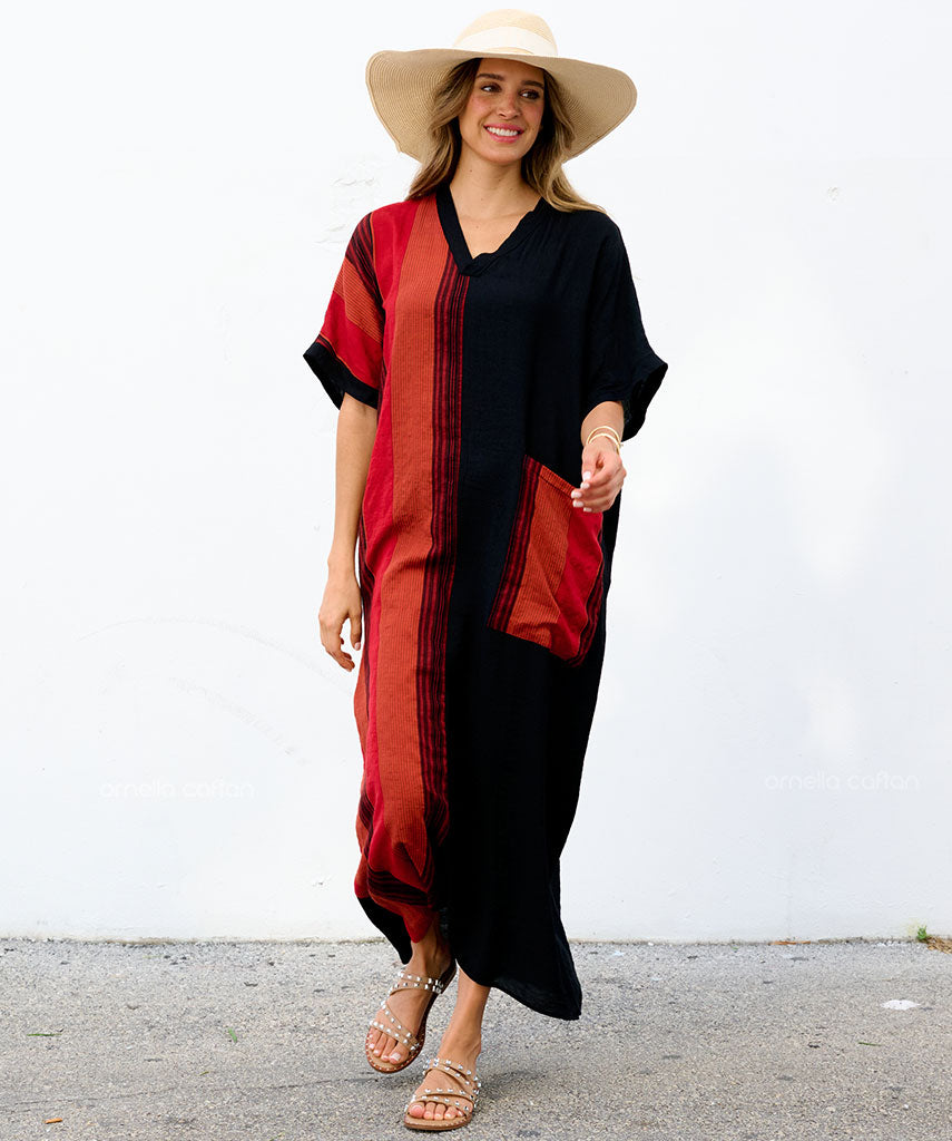 Robe Décontractée à Une Poche – Ornella Caftan™