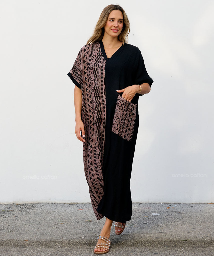 Robe Décontractée à Une Poche – Ornella Caftan™
