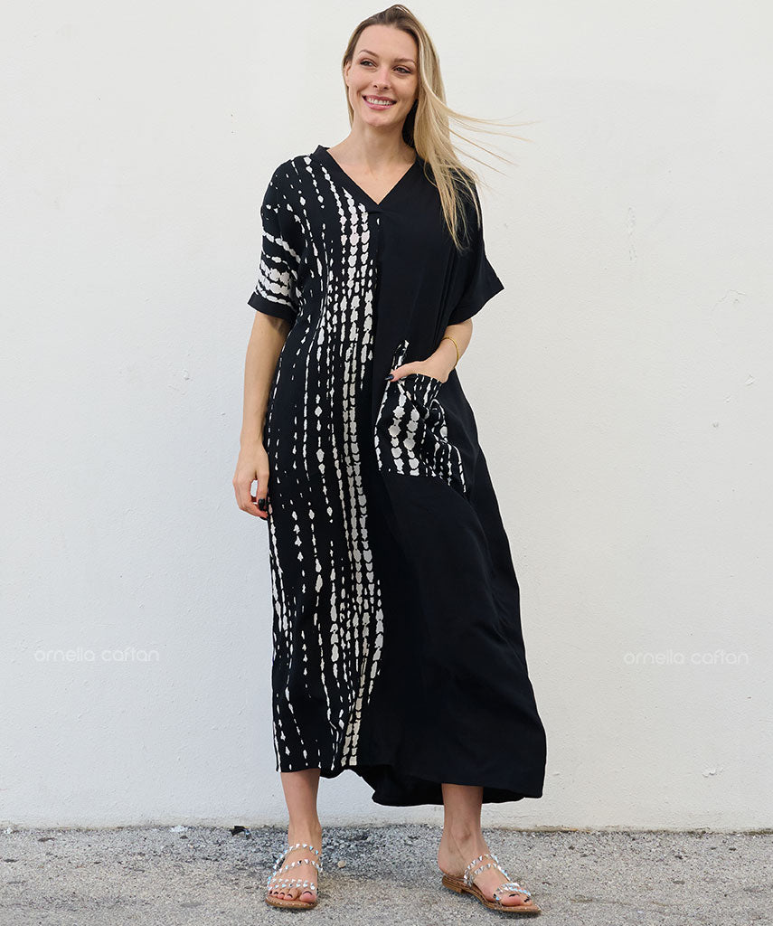 Robe Décontractée à Une Poche – Ornella Caftan™
