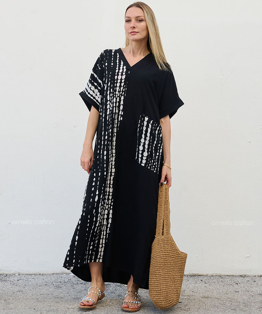 Robe Décontractée à Une Poche – Ornella Caftan™