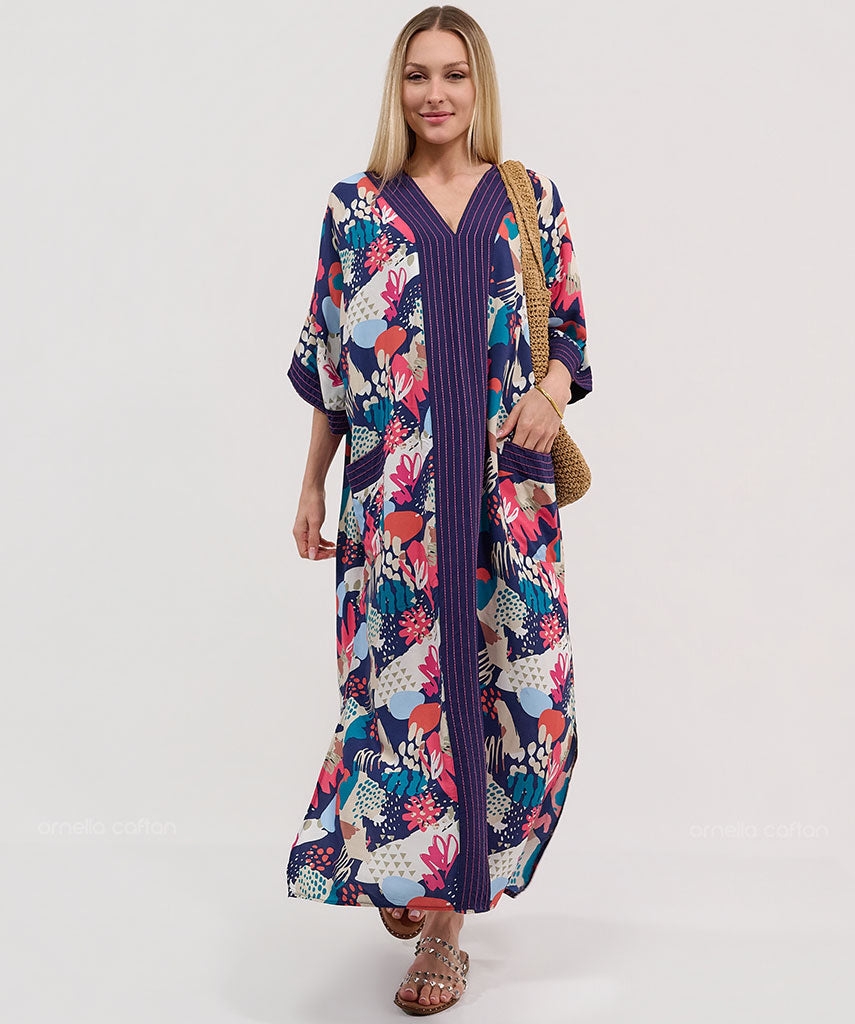 Caftan Élégant à Poches - Ornella Caftan™