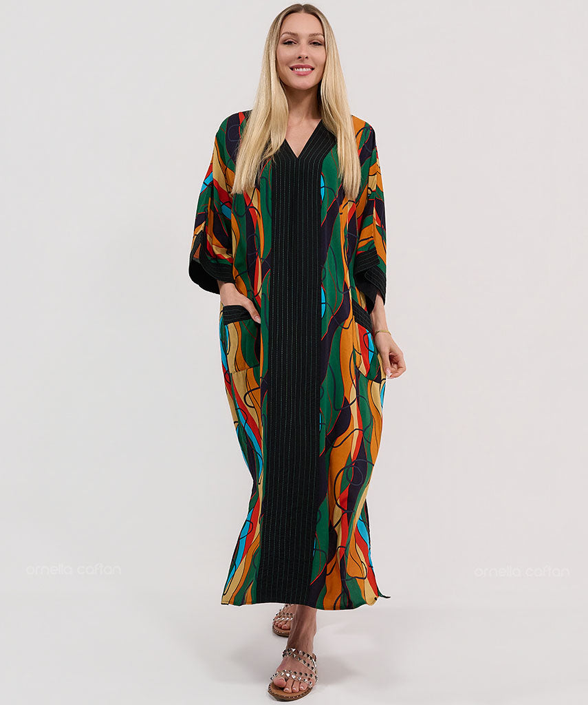 Caftan Élégant à Poches - Ornella Caftan™