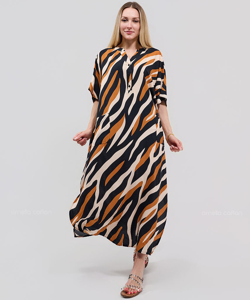 Caftan Élégant à Poches - Ornella Caftan™