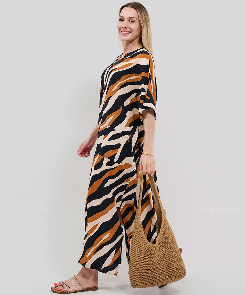 Caftan Élégant à Poches - Ornella Caftan™
