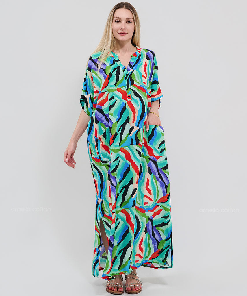 Caftan Élégant à Poches - Ornella Caftan™