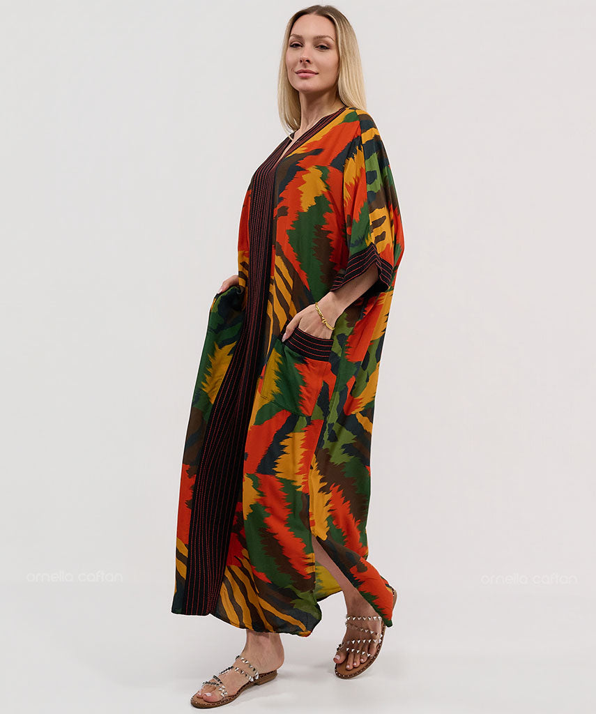 Caftan Élégant à Poches - Ornella Caftan™