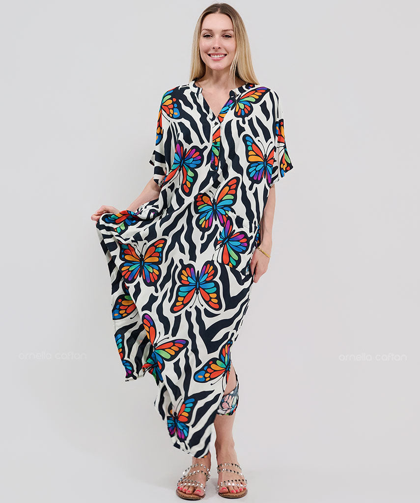 Caftan Élégant à Poches - Ornella Caftan™