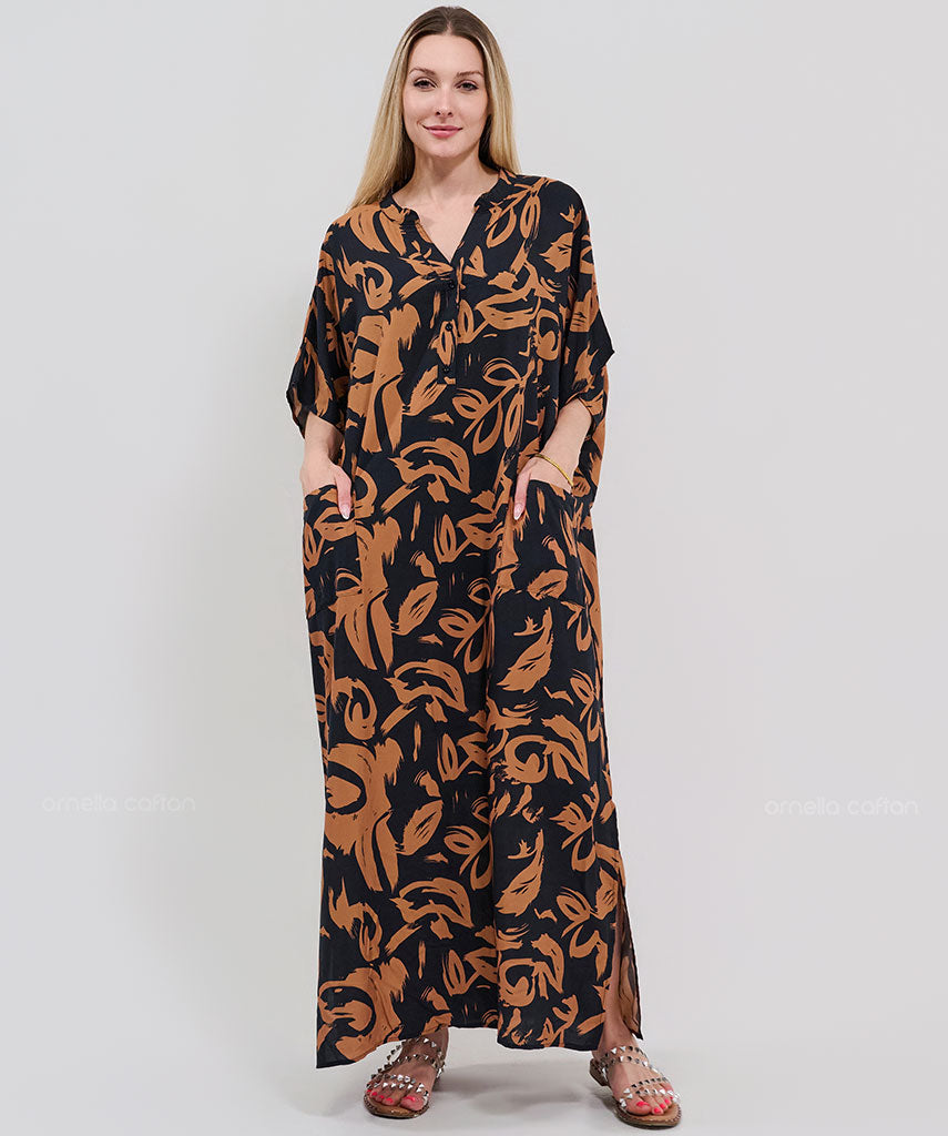 Caftan Élégant à Poches - Ornella Caftan™