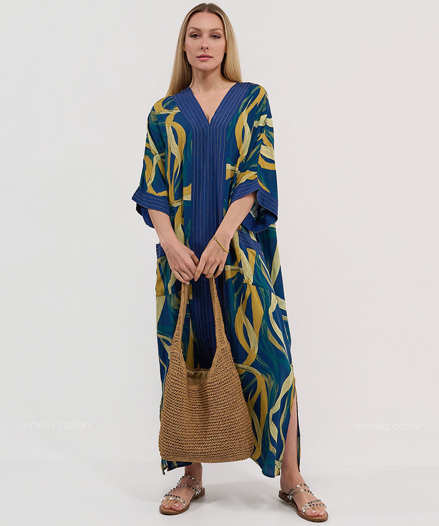 Caftan Élégant à Poches - Ornella Caftan™