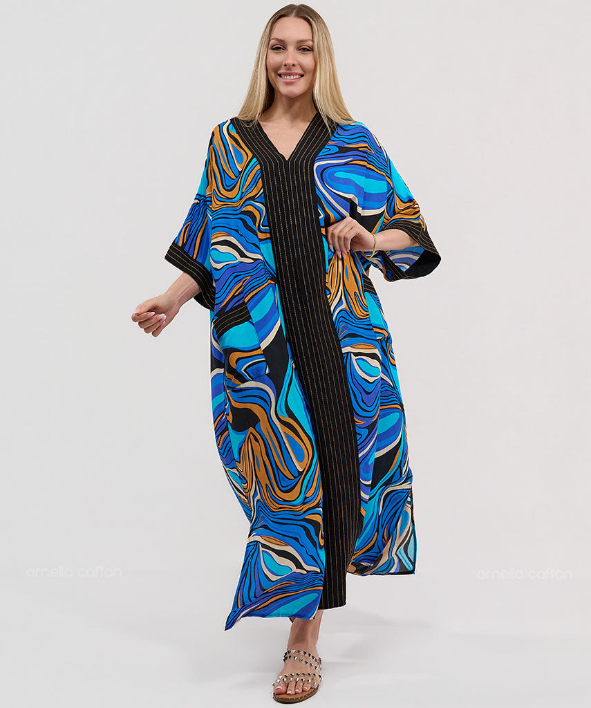 Caftan Élégant à Poches - Ornella Caftan™