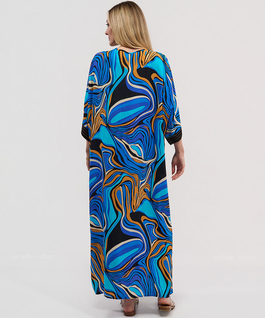 Caftan Élégant à Poches - Ornella Caftan™