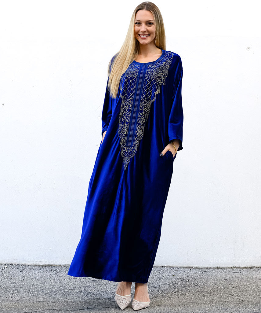 Caftan en velours chaud et douillet - Ornella Caftan™