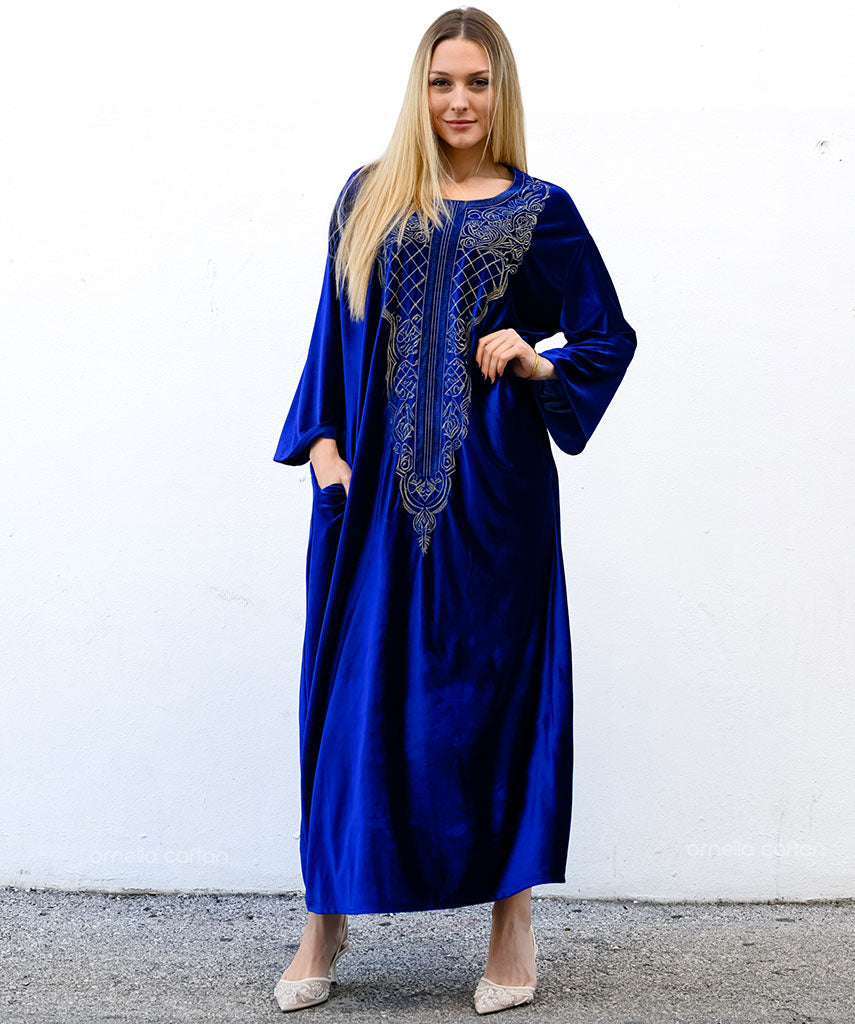 Caftan en velours chaud et douillet - Ornella Caftan™