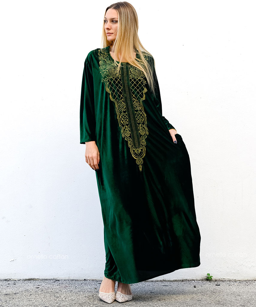 Caftan en velours chaud et douillet - Ornella Caftan™