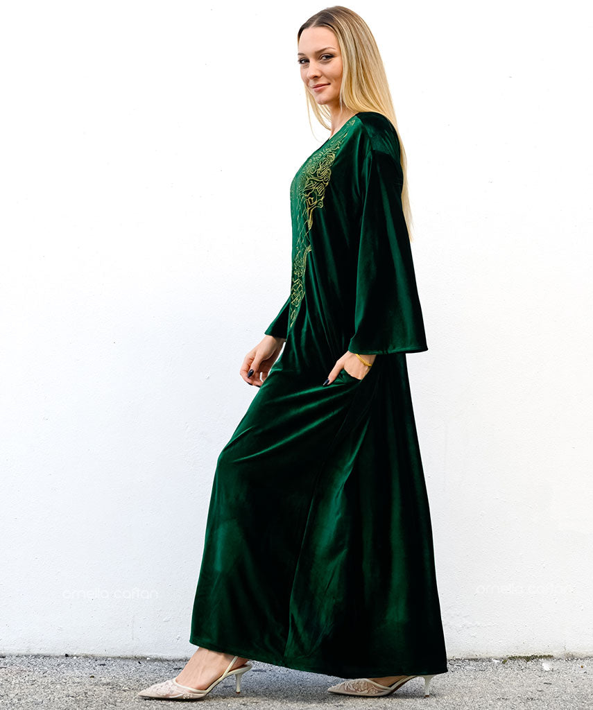 Caftan en velours chaud et douillet - Ornella Caftan™