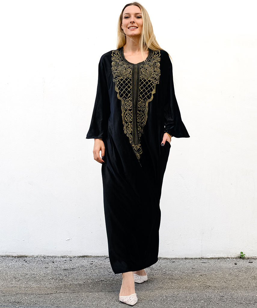 Caftan en velours chaud et douillet - Ornella Caftan™