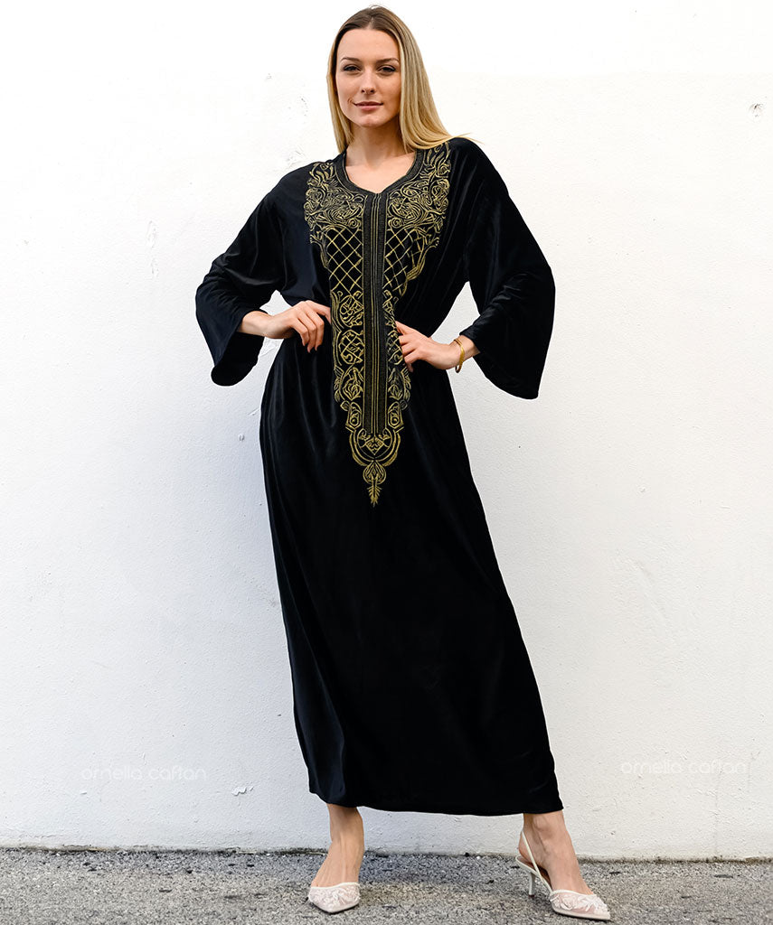 Caftan en velours chaud et douillet - Ornella Caftan™