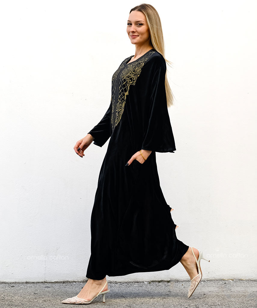 Caftan en velours chaud et douillet - Ornella Caftan™