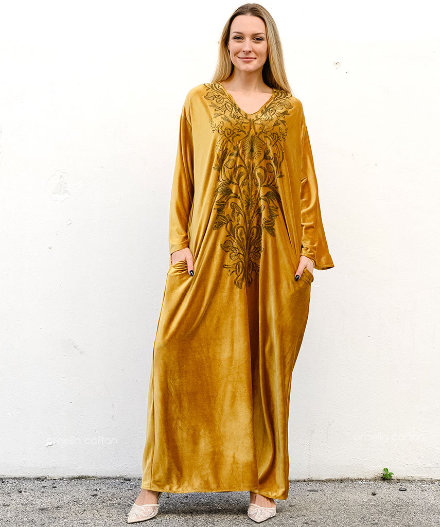 Caftan en velours chaud et douillet - Ornella Caftan™