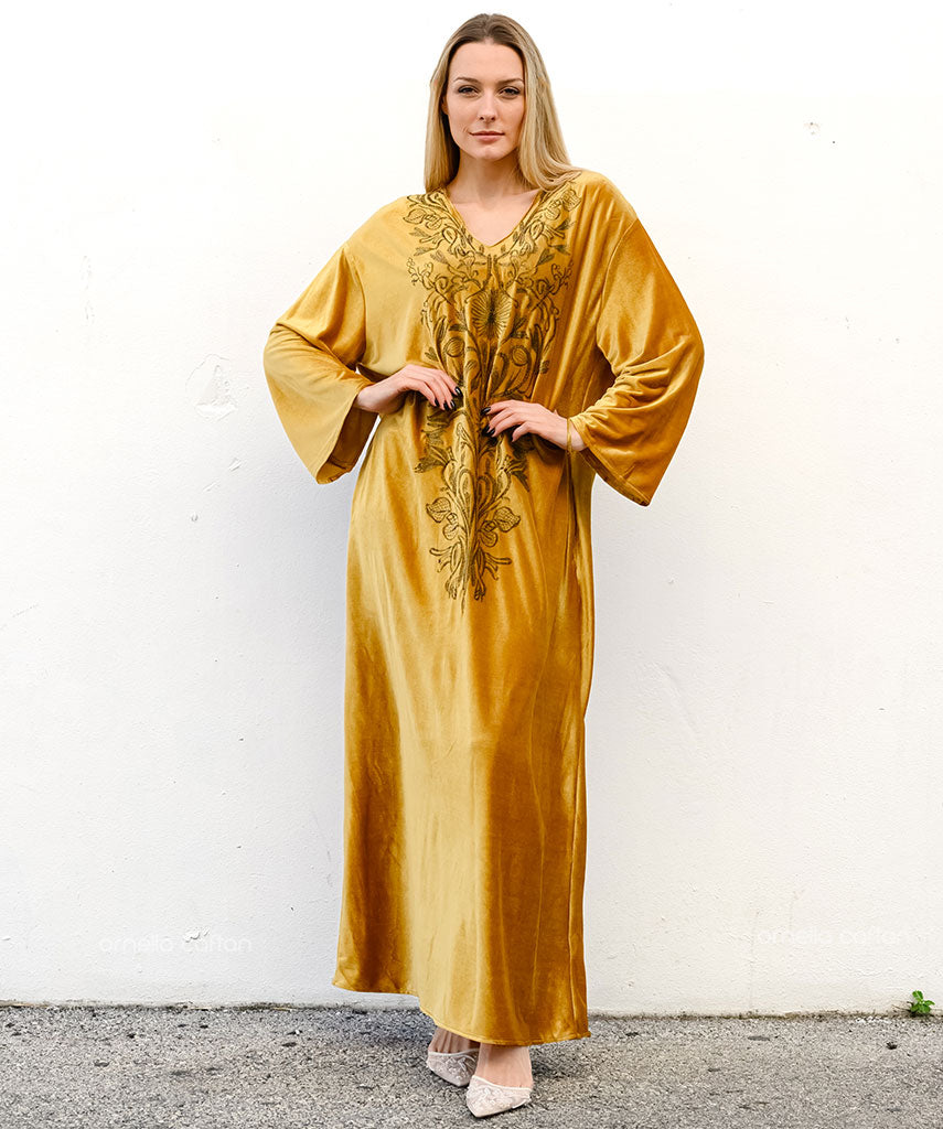 Caftan en velours chaud et douillet - Ornella Caftan™